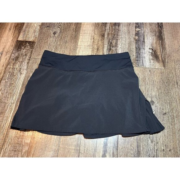 Lululemon Play Off The Pleats Skirt *13" Black Size 4 - Picture 4 of 8